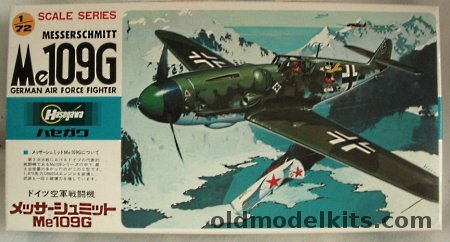 Hasegawa 1/72 Messerschmitt Bf-109G-5 - G-6/R6 - II/JG5 Haupt Carganico or 7/JG27 Wien, A10 plastic model kit